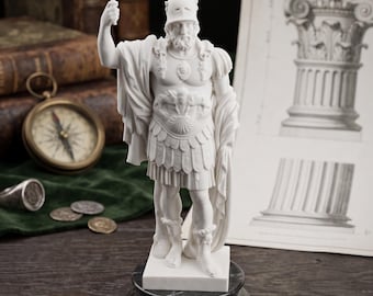 Mars Ultor Statue, 3D Printed Roman God of War Sculpture, Mythology Decor, Greek Roman God Figurine, Classical Home Accent