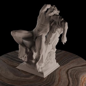 Statue of Barberini Faun, Flawlessly 3D Printed Giuseppe Giorgetti Sculpture