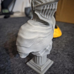 Dark Souls Alva Bust: Flawless 3D Print Statue image 2