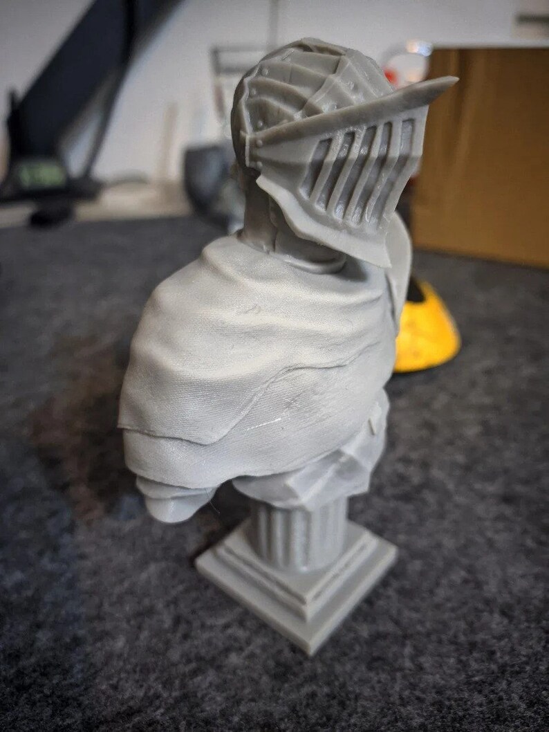 Dark Souls Alva Bust: Flawless 3D Print Statue image 2