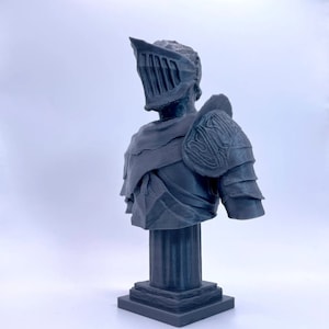 Dark Souls Alva Bust: Flawless 3D Print Statue image 5