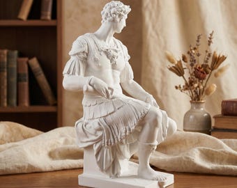 Giuliano de' Medici Statue, 3D Printed Renaissance Statue, Italian Sculpture Replica