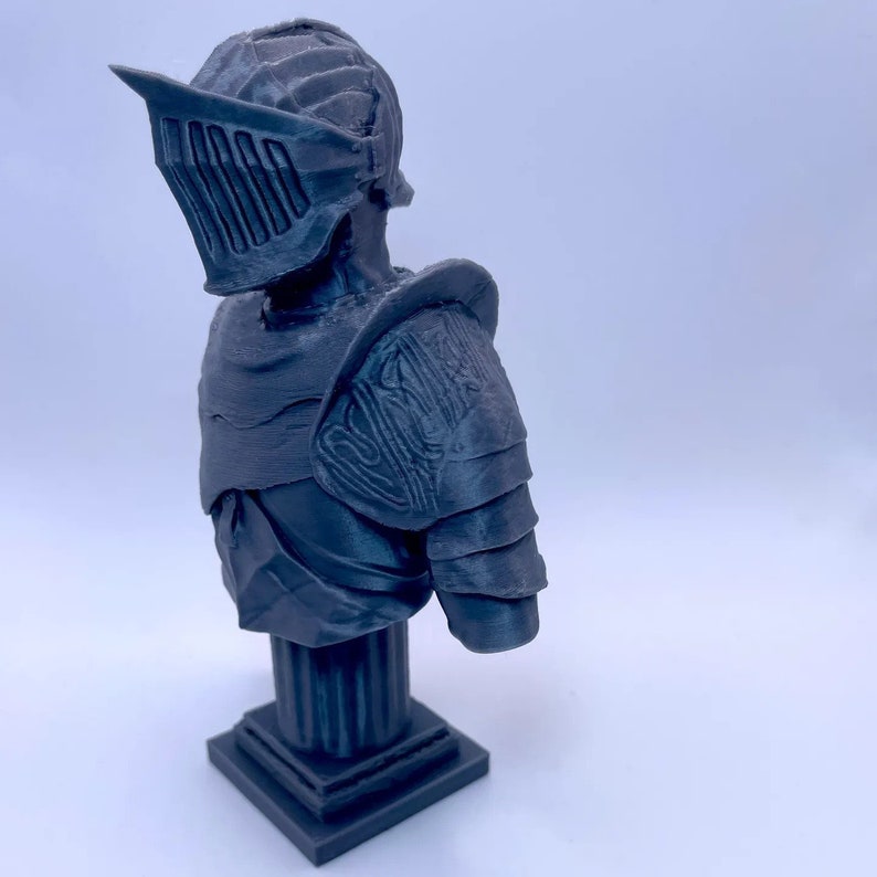 Dark Souls Alva Bust: Flawless 3D Print Statue image 6