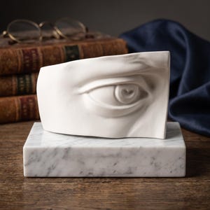 Eye of Michelangelo's David: 3D Printed Reference Sculpture for Artists