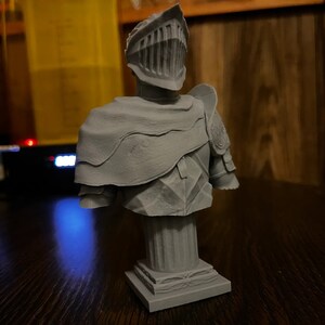 Dark Souls Alva Bust: Flawless 3D Print Statue image 7