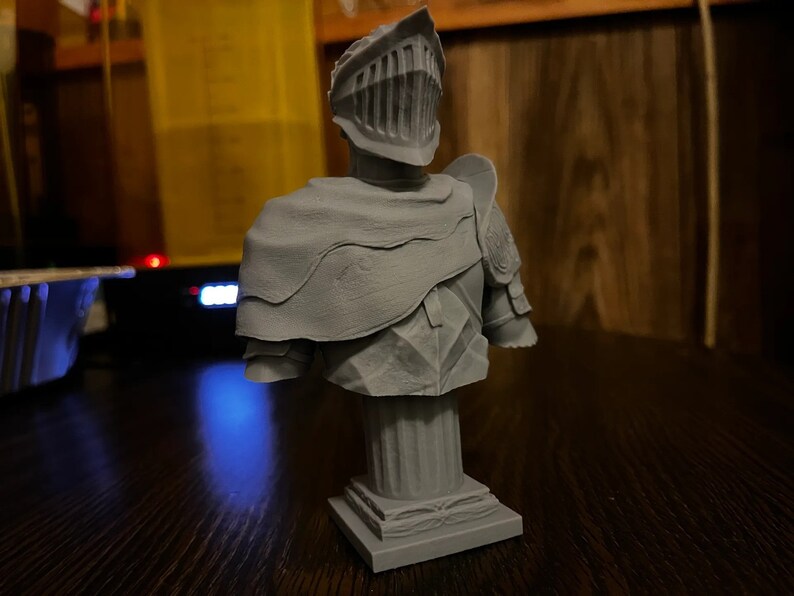 Dark Souls Alva Bust: Flawless 3D Print Statue image 7
