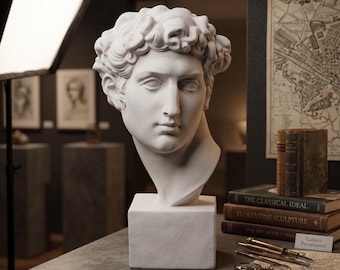 Giuliano De Medici Bust, 3D Printed Custom Sculpture, Original Character Statue, Personalized Figurine