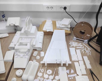 Imperial Shuttle Star Wars Unofficial Model Kit: Large Scale 3D Printed Starship