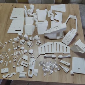 Modèle LAAT Star Wars imprimé en 3D : non assemblé