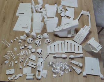 LAAT Star Wars 3D Printed Model Kit: Unassembled