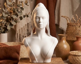 Brigitte Bardot Bust, 3D Printed Statue, French Cinema Icon Sculpture, Vintage Hollywood Decor, Collector Gift