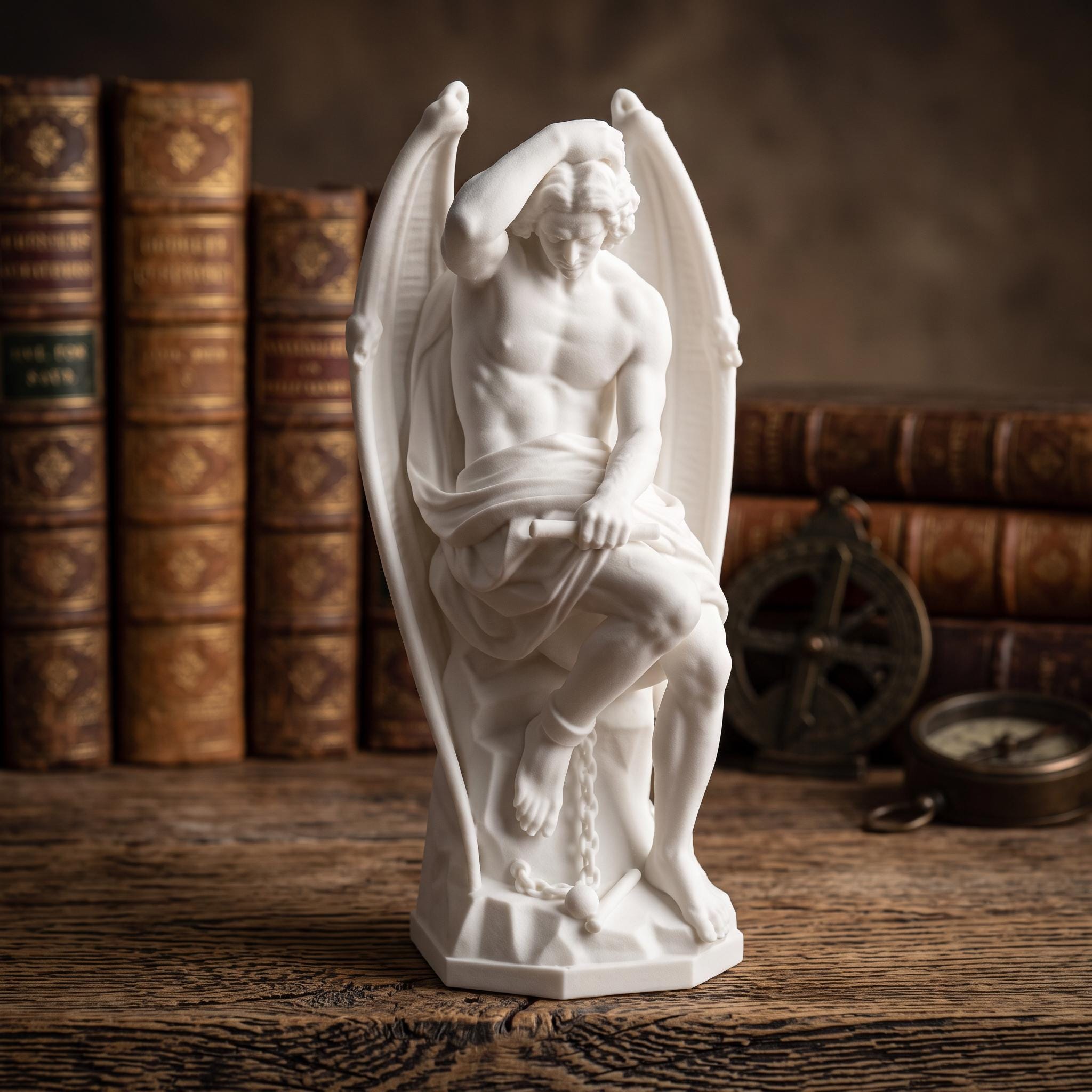 Angels and demons statue - Etsy 日本