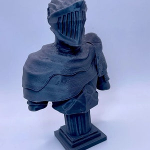 Dark Souls Alva Bust: Flawless 3D Print Statue image 4