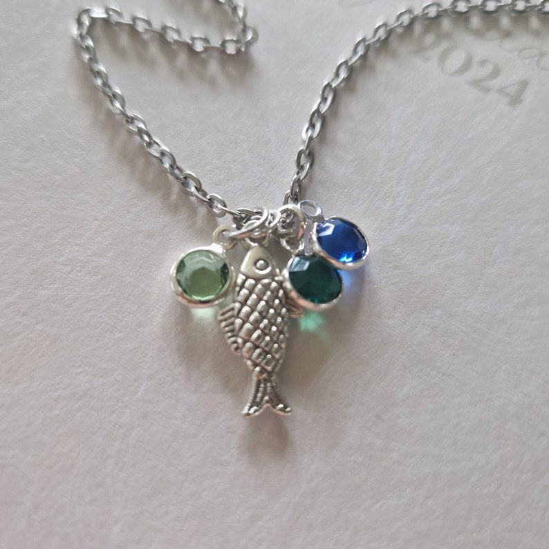 Jwelleries Fish Fish Necklace, Antique Silver Tiny Fish Necklace, Fish Jewelry, Fish ...