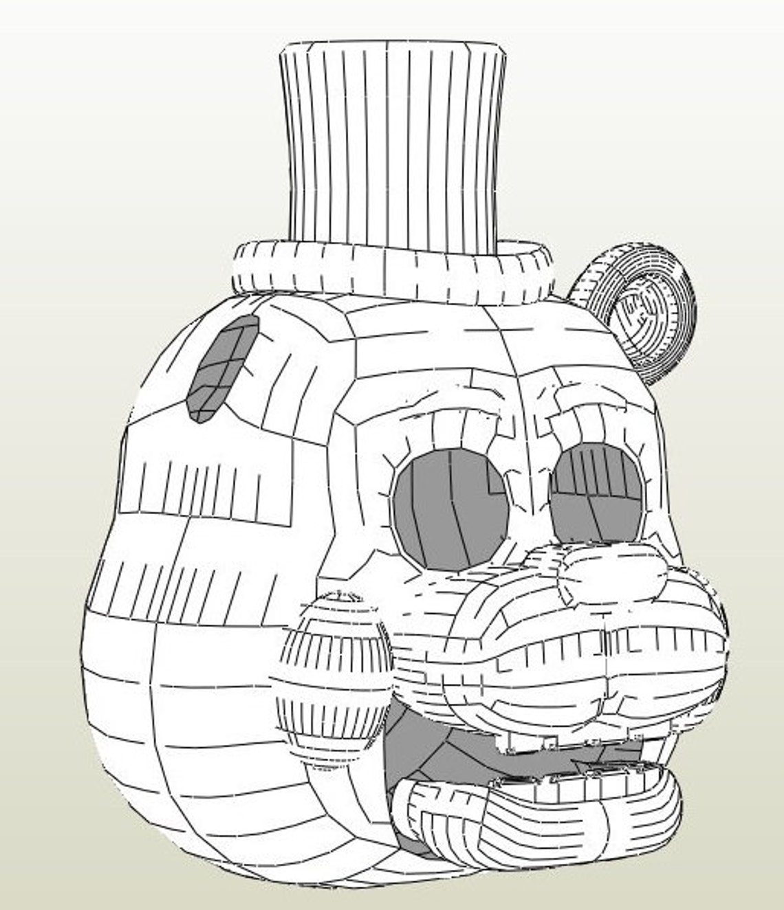 3 Toy Pack Heads toy Chica, Toy Bonnie, Toy Freddy Cosplay Foam and