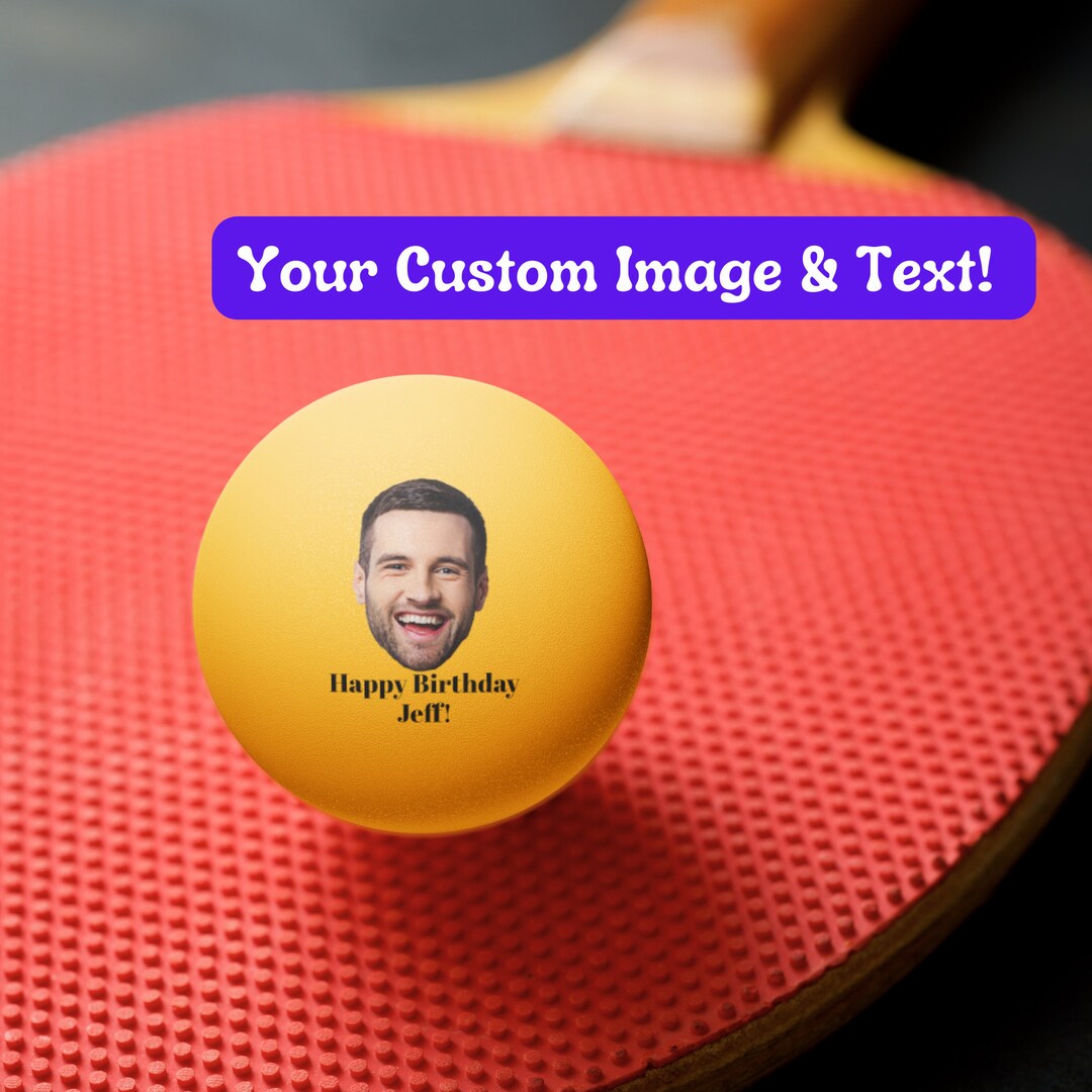 Custom Personalized Ping Pong Balls Set for Table Tennis, Beer Pong