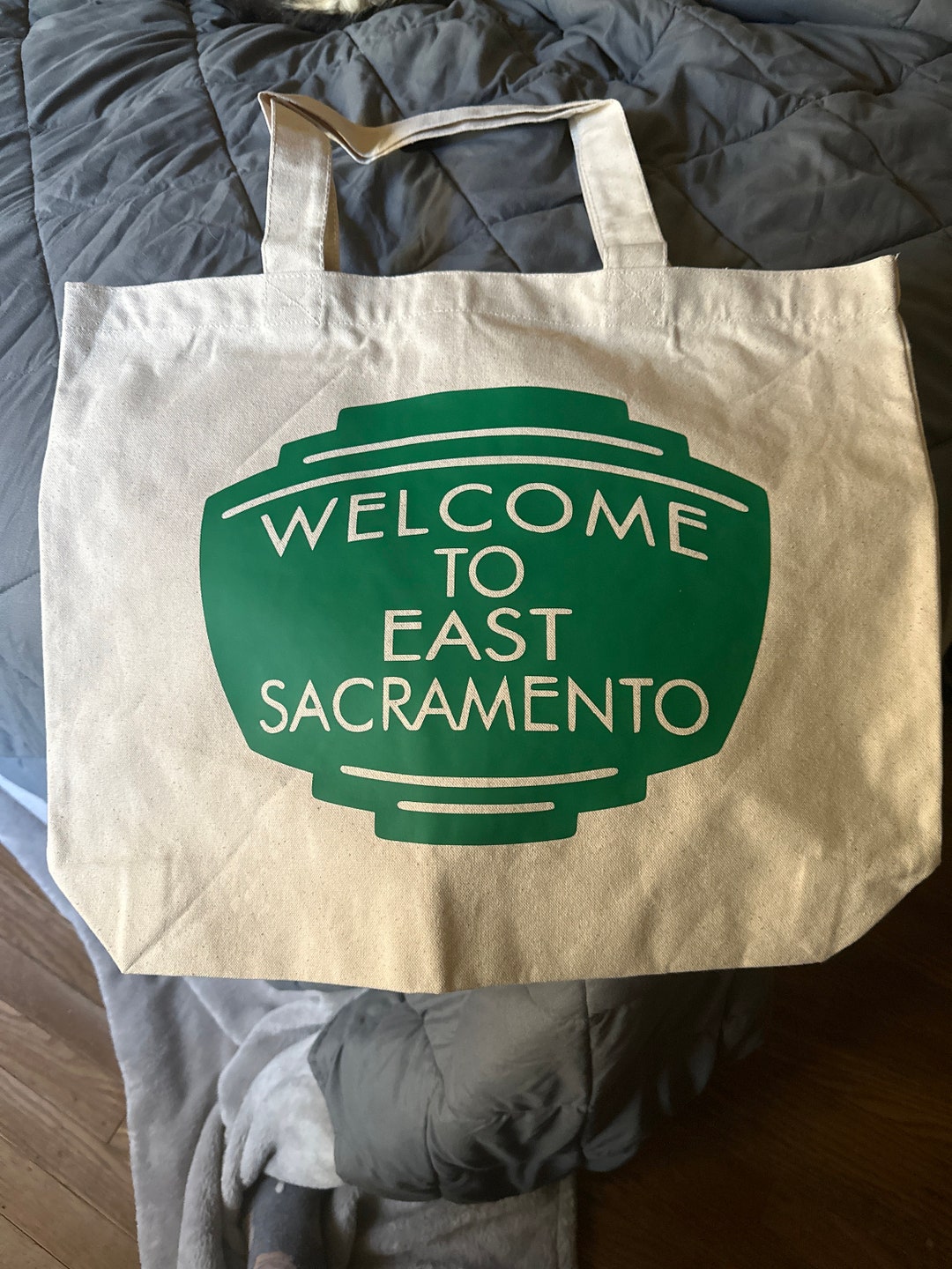to East Sacramento Tote Bag Etsy