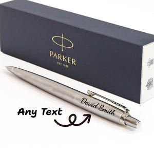 Personalisierter Parker Kugelschreiber mit Gravur, Kugelschreiber, Personalisierter Stift, Geschenk für Ihn, Geschenk für den Arzt, Firmenstift, Weihnachtsgeschenk