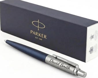 Personalised Parker Pen, Engraved Ballpoint Jotter Pen, Personalised Pen Gift, Gift for Dad, Gift for Teacher, Company Logo Pens Staff Gift