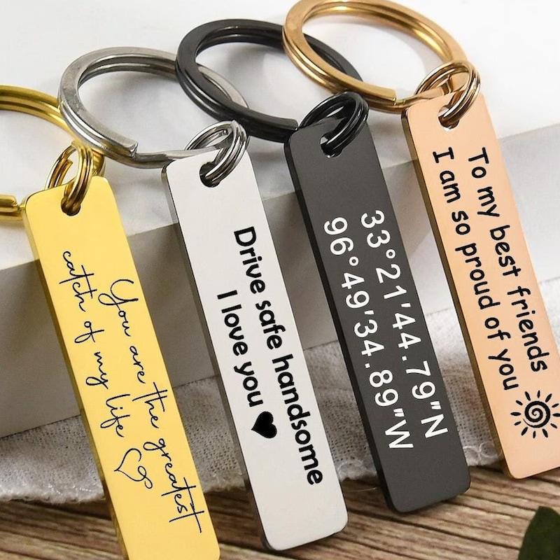 Personalized Keychain - Etsy