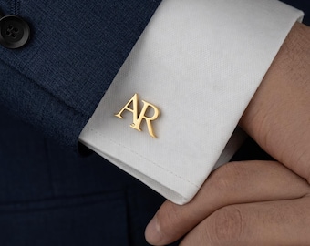Personalised Cufflinks Groomsmen Cufflinks, Groomsmen Gifts, Personalized Initials Cufflinks Best Man Gift, Groomsman Proposal Wedding Gifts