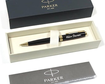 Engraved Parker IM Pen Engraved, Custom Name or Logo Pen, Corporate Gift, Business Branding, Luxury Gift for Him, Groomsmen Gift