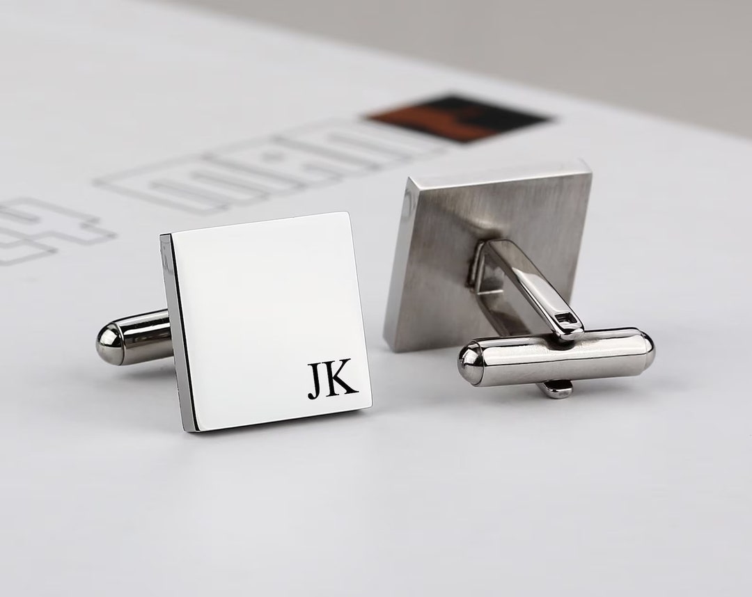 Manchetknopen Graveren Logo | € 17.95 | Snelle levering | Vanaf 1 paar