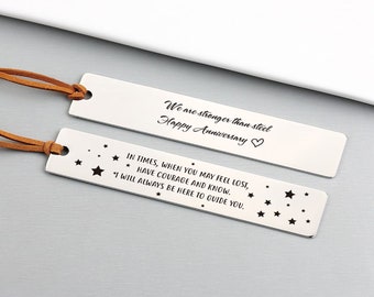 Personalised Bookmark Customised QR Code Music Code Bookmark Engraved Book Page Holder Bookmark Holder Personalised Gifts Reading Gifts
