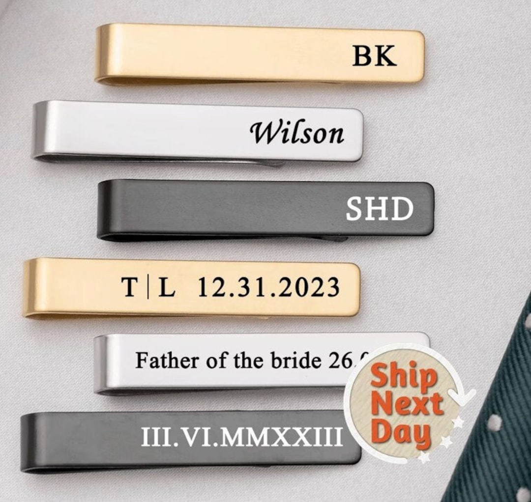 Men's Tie Clips Solid Color Business Official Wedding Tie Clips-buy at a low prices on e
