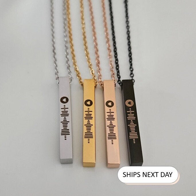 Spotify Code Necklace - Etsy Spotify Code Necklace - Etsy