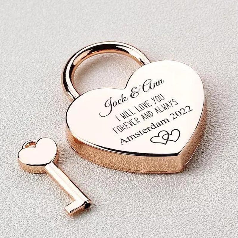 Heart Shaped Locks With Keys - Etsy