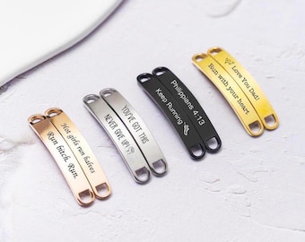 Etiquetas para zapatos grabadas personalizadas: un regalo inspirador para corredores