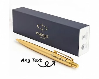 Customised Parker Pen, Ballpoint Jotter Pen, Personalised Pen, Gift for Him, Gift for School Teacher, Company Pen, Valentine's Day Gift