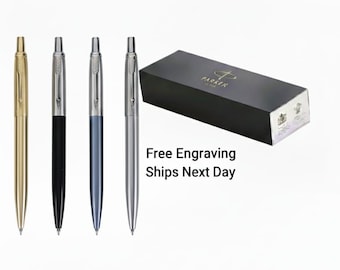 Parker Pen personalisiert, Kugelschreiber, Jotter Pen, personalisiertes Stift Geschenk, Geschenk für Ihn, Geschenk für Hochzeit Groomsman, Firmenlogo Corporate Pens