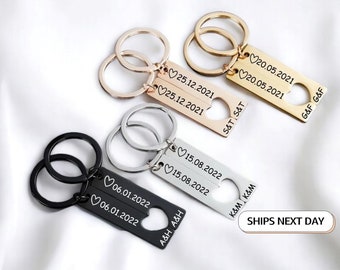 Llavero personalizado Llavero grabado Llavero personalizado Llavero personalizado Nombre de regalo personalizado Llavero Drive Safe Keyring Idea de regalo