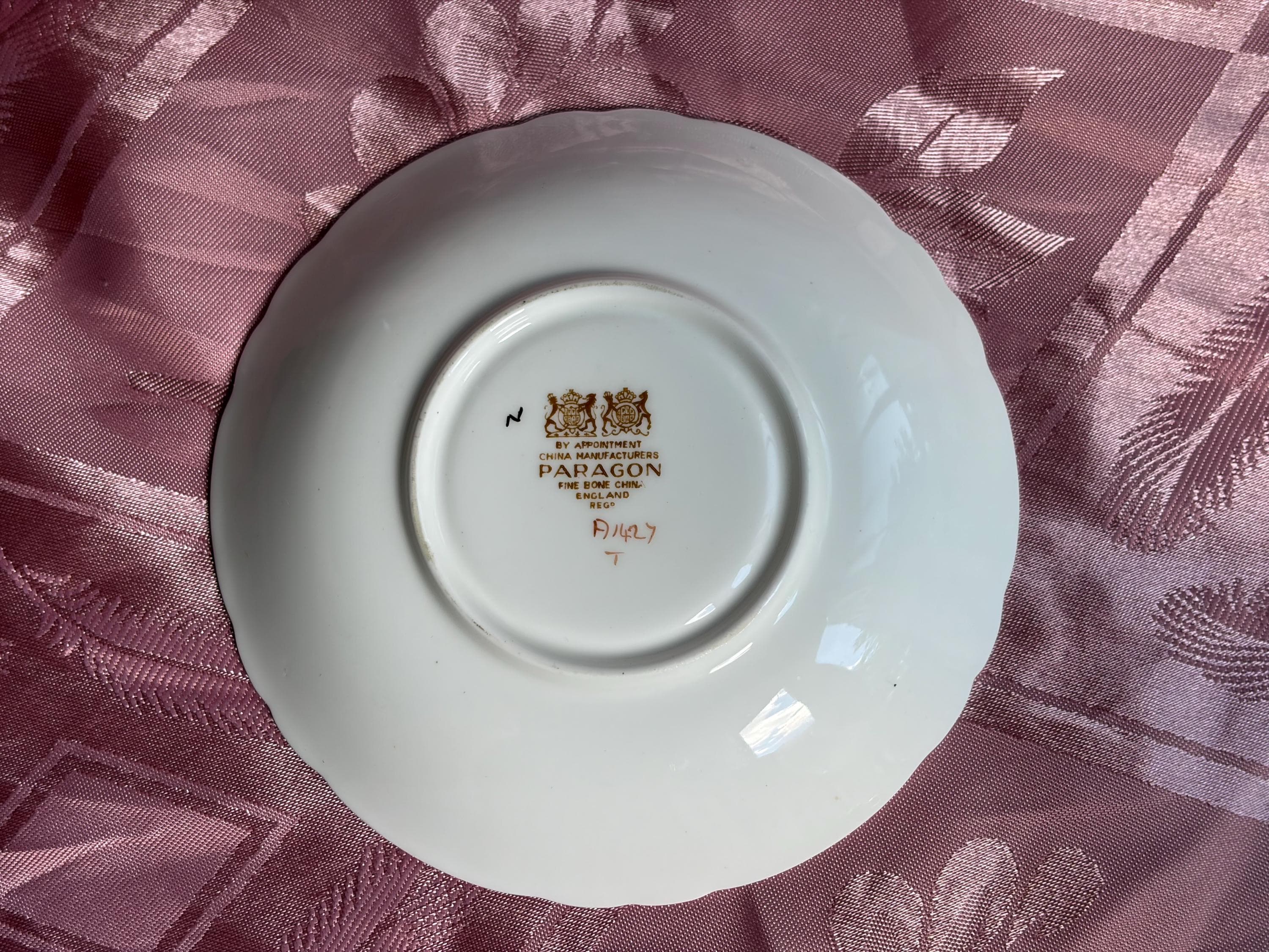 Rare Vintage Paragon Hydrangea Teacup & Saucer – Fine Bone China England