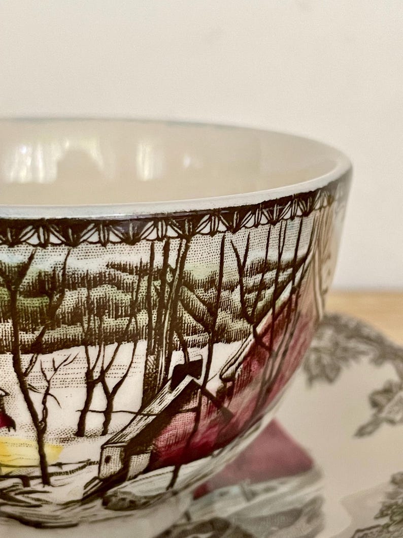 Johnson Bros “The Friendly Village – The Ice House” Cup & Saucer – Made in England bild 4