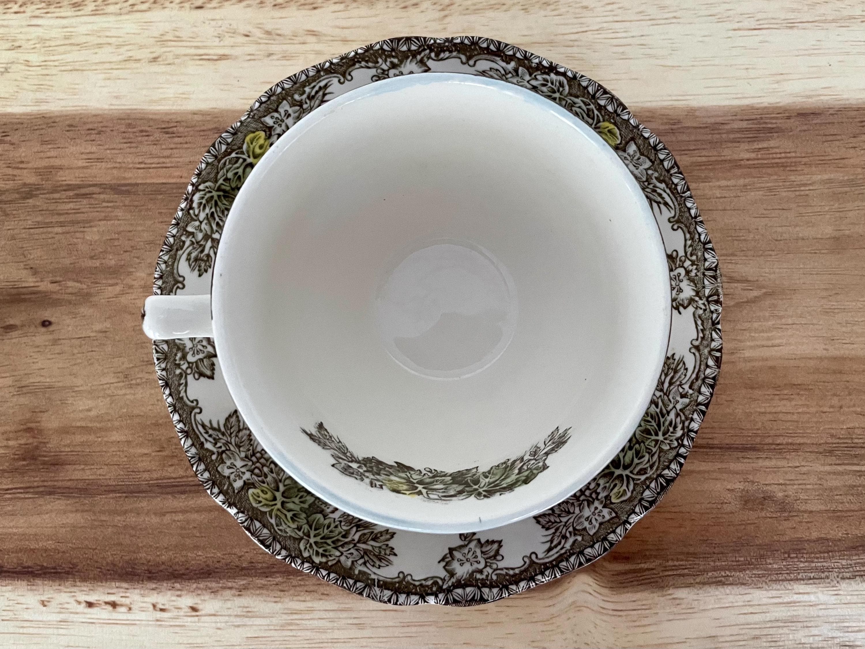 Johnson Bros “The Friendly Village – The Ice House” Cup & Saucer – Made in England