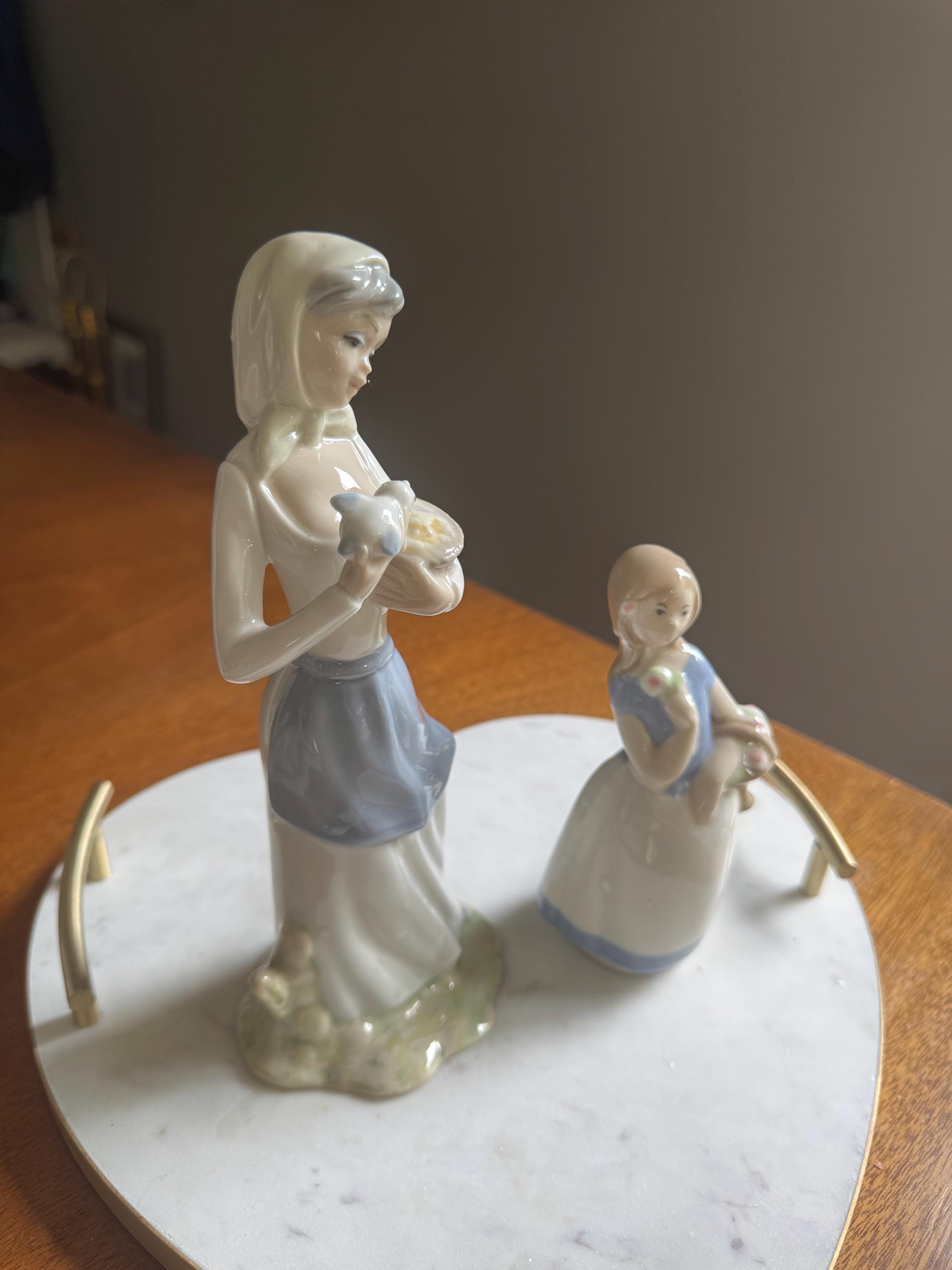 Spanish Porcelain Figurine Collection – Elegant Ladies & Girls – REX Valencia or Porceval