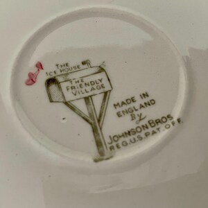 Johnson Bros “The Friendly Village – The Ice House” Cup & Saucer – Made in England bild 7