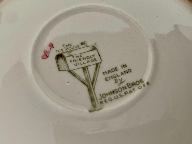 Johnson Bros “The Friendly Village – The Ice House” Cup & Saucer – Made in England bild 7