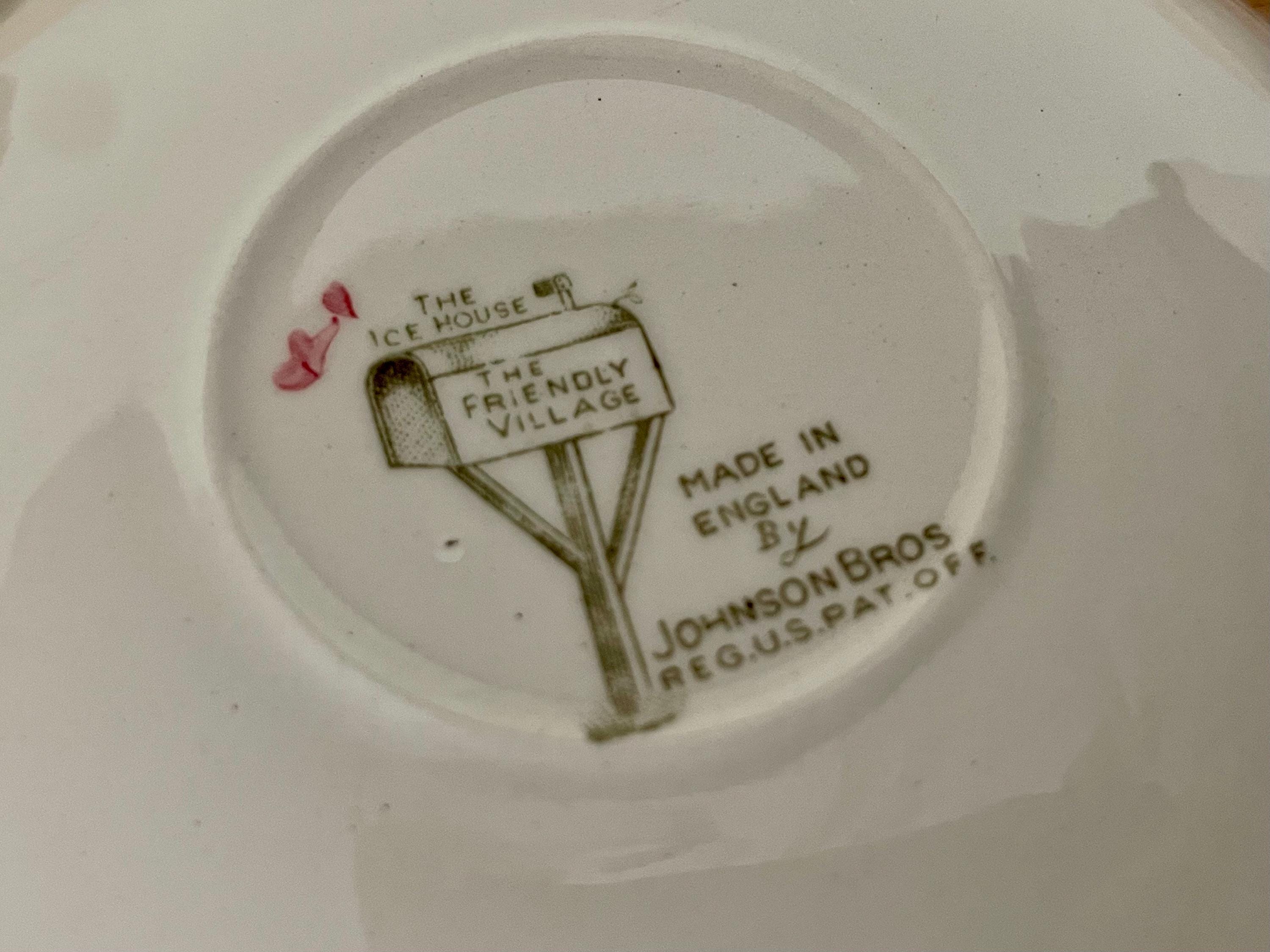 Johnson Bros “The Friendly Village – The Ice House” Cup & Saucer – Made in England