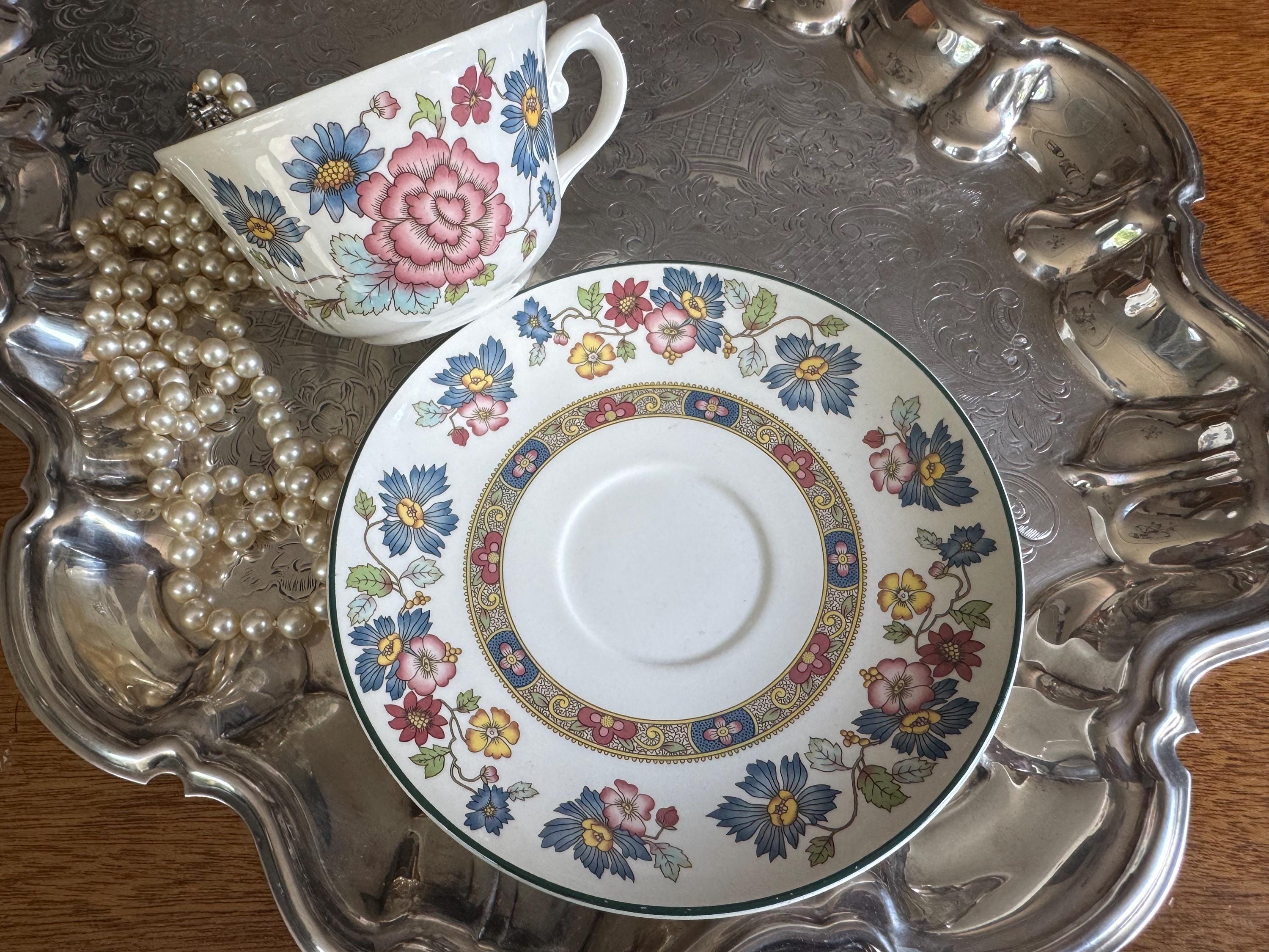 Franciscan “Orient” Teacup & Saucer Set – Dynasty Collection – Staffordshire, England