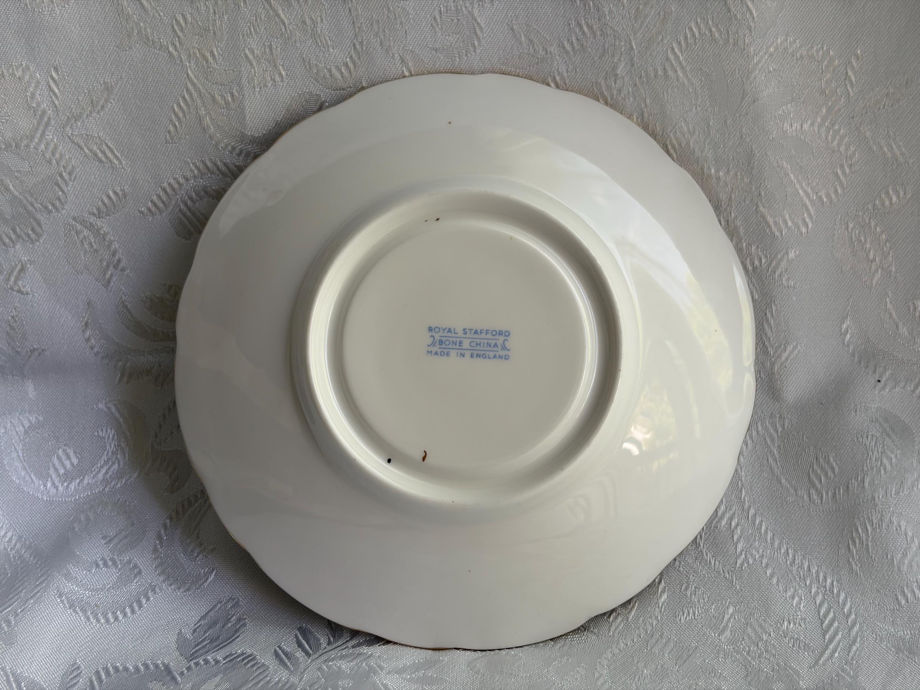 Royal Stafford Bone China Teacup & Saucer Set — Pattern 8506