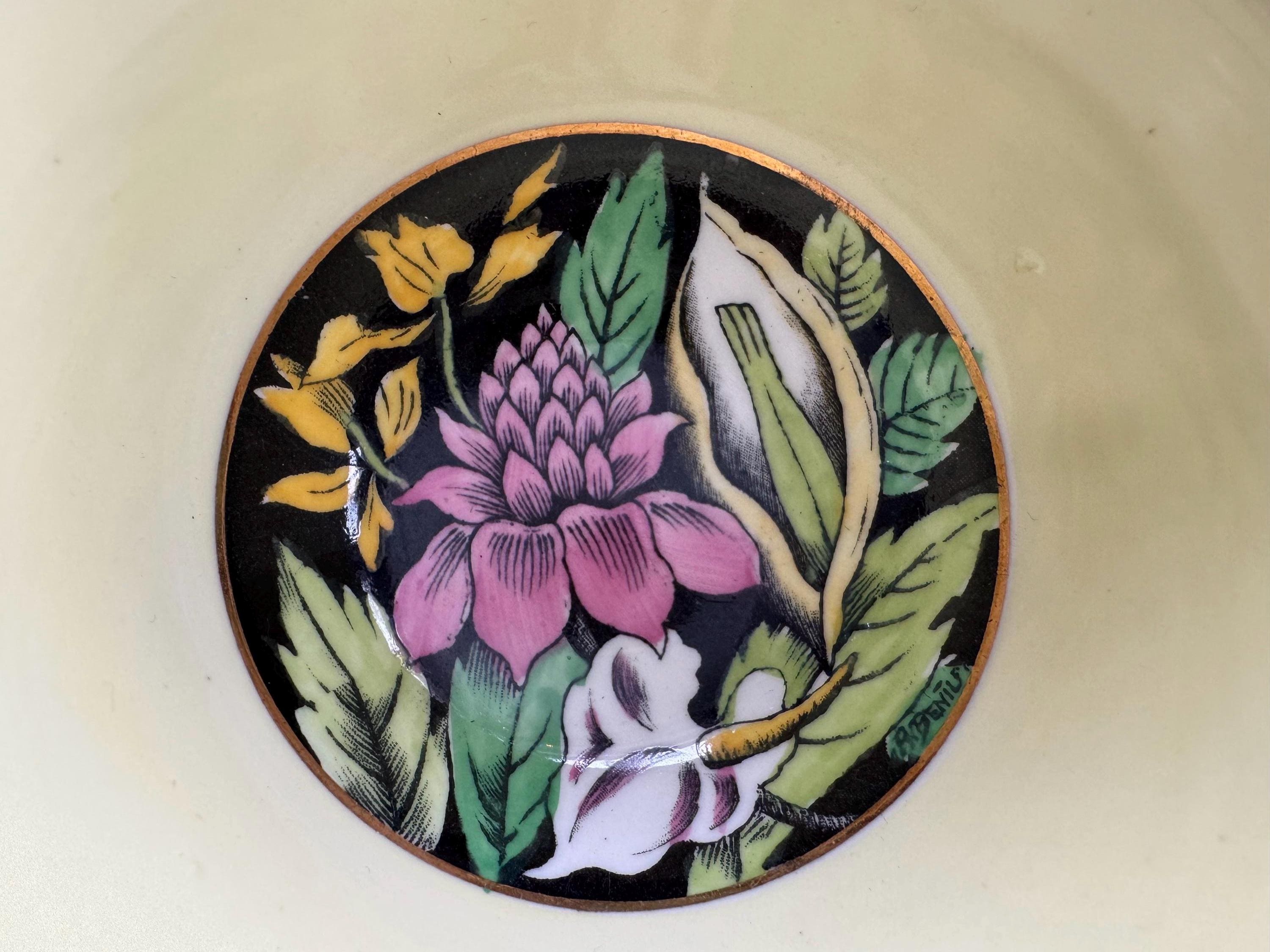 Vintage Rosina Bone China Tea Cup and Saucer: Sunny Yellow Floral, England