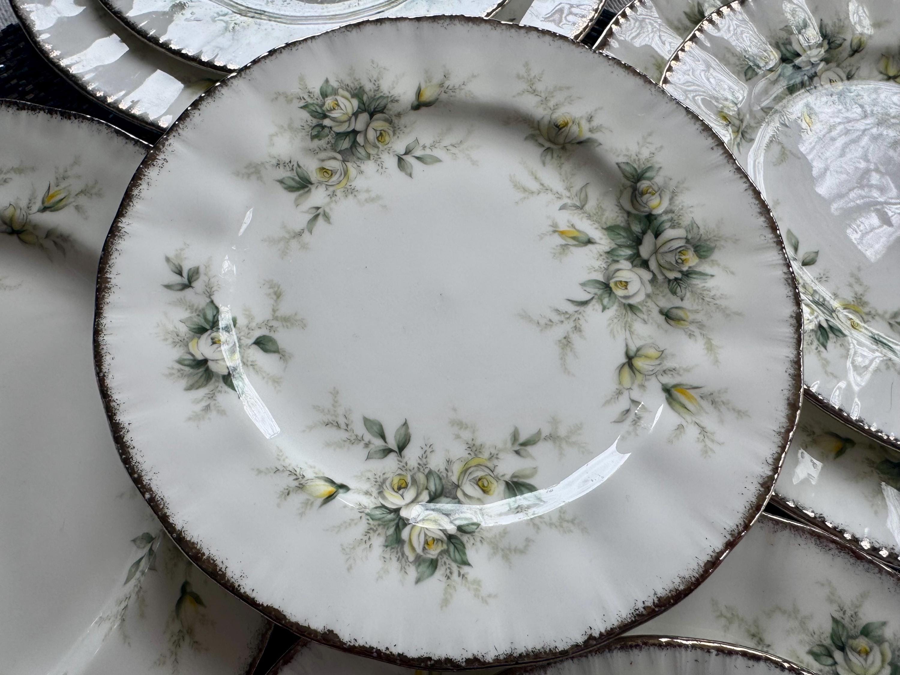 Vintage Paragon First Love Bone China Plates - England (Set of 4)