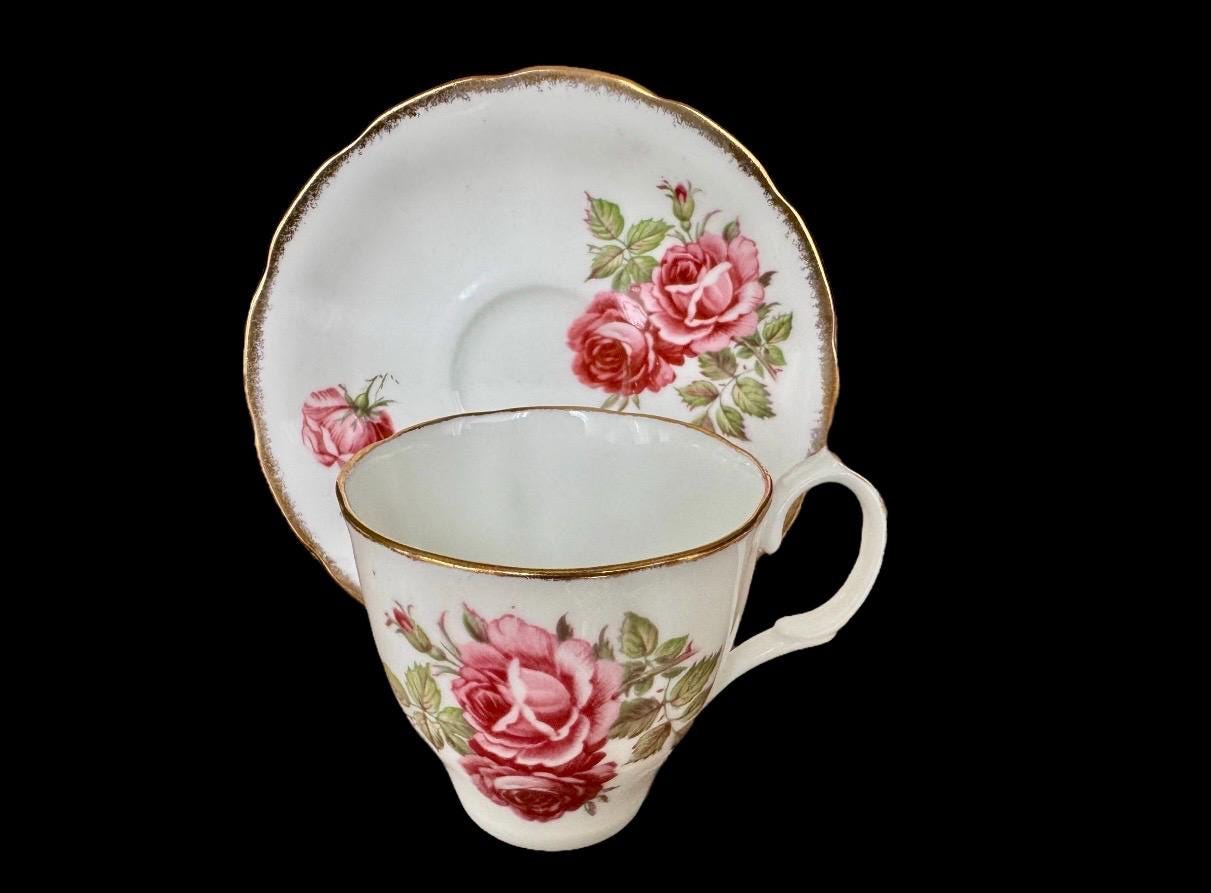 Vintage Jason Fine Bone China Teacup & Saucer - Made in England - J 621