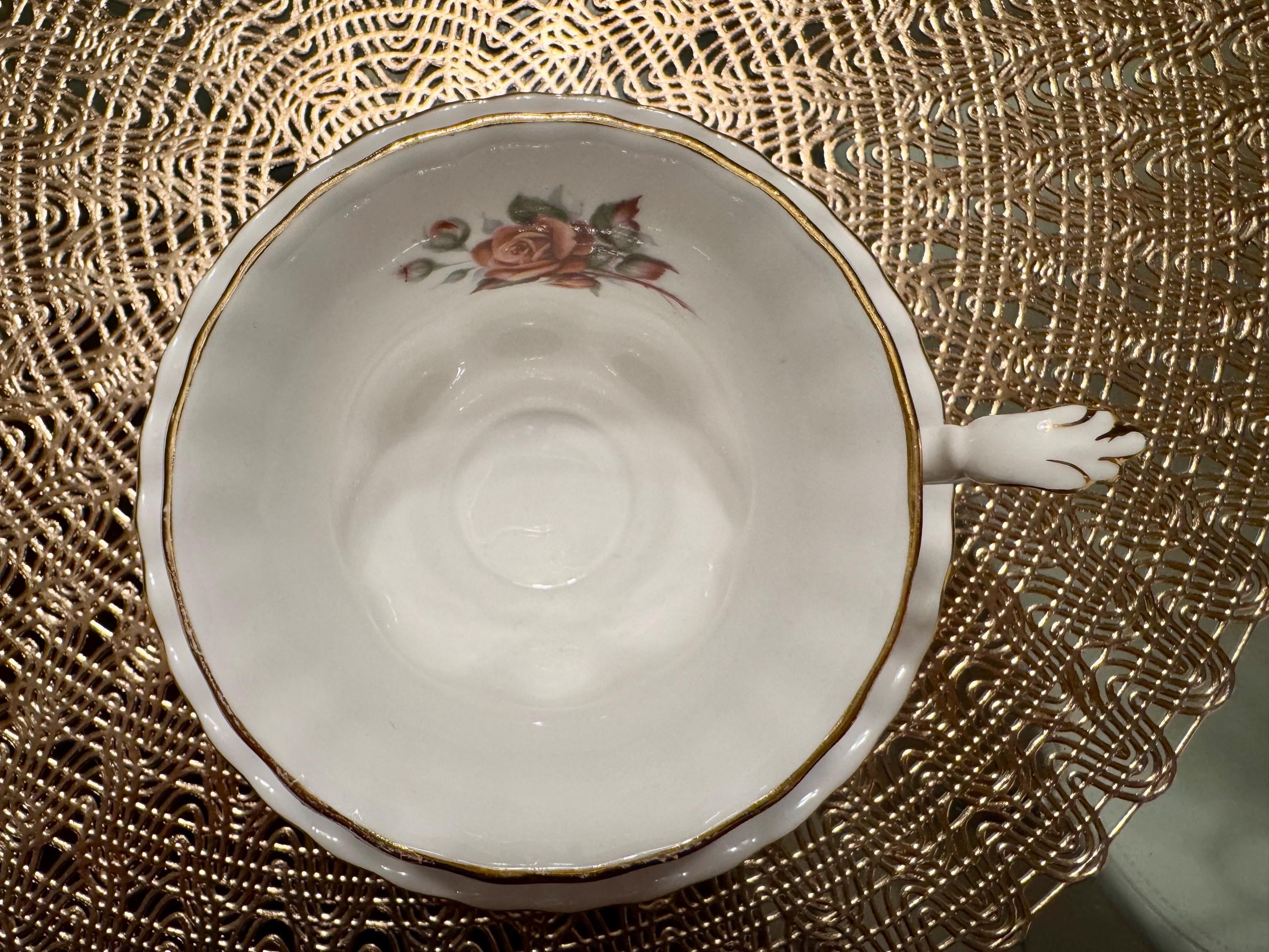 Vintage Royal Albert “Centennial Rose” Teacup and Saucer Set - Elegant Floral Design