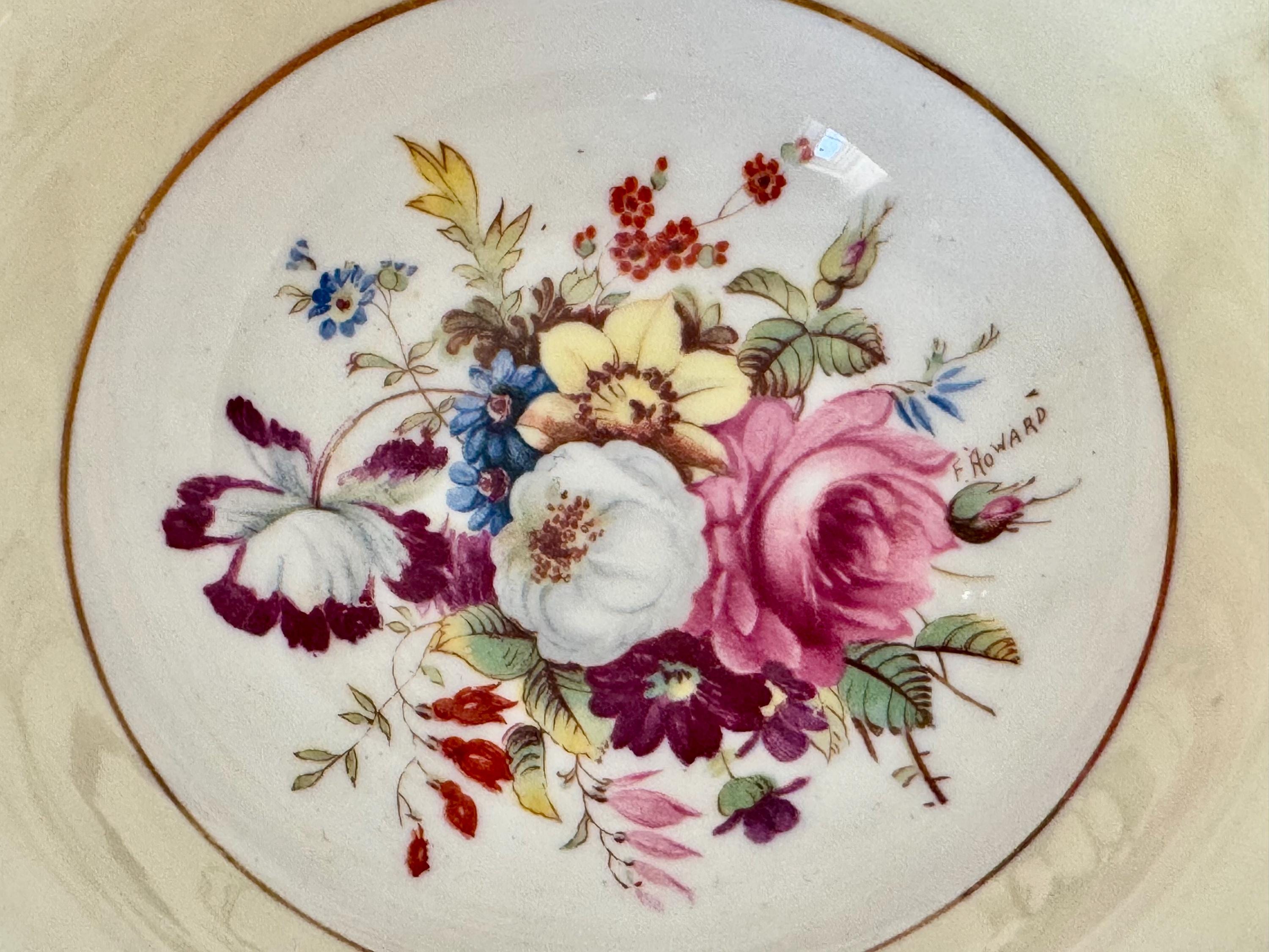 Vintage Hammersley Floral Bone China Cup and Saucer - Made in England (1930s–1950s)