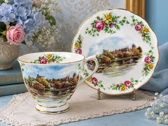 Royal Albert Bone China “Land of Hope and Glory” Teacup & Saucer